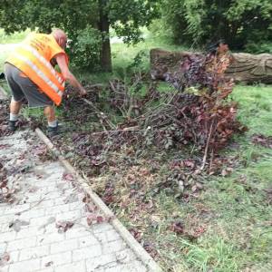 Naši pracovníci byli na místě krátce po nahlášení Městské policie a větev odstranili ručně a pomocí 